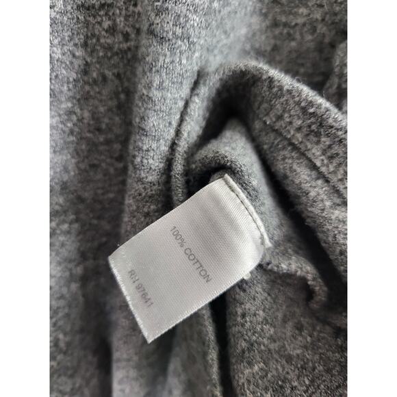 J.Jill Pure Jill 100% Cotton Mini Dress S Womens Gray Long Sleeve Pockets - Picture 5 of 6